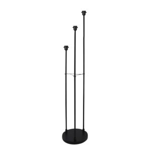 Aluminium gulvlampe uden skærm sort, Rika