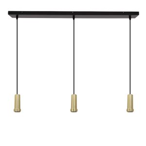 Aluminium pendler lampe uden skærm guld, Rika