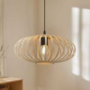 Bambus pendler lampe brun, Lieve