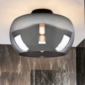 Design loftlampe badeværelse grå, Vidro, IP44