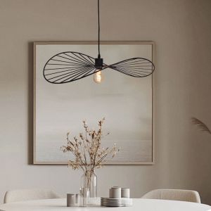 Retro pendler lampe sort, Jolinda
