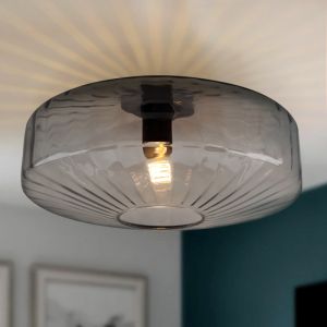 Design loftlampe grå, Sevda