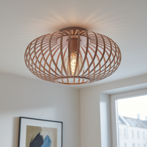 Industri loftlampe lyserød, Lieve