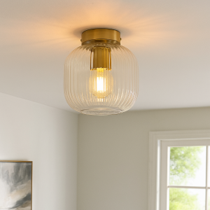 Design loftlampe gennemsigtig, Charlois
