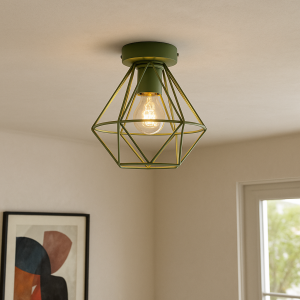 Industri loftlampe grøn, Jochem
