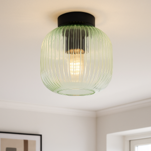 Design loftlampe grøn, Charlois