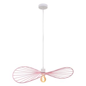 Modern pendler lampe lyserød, Jolinda