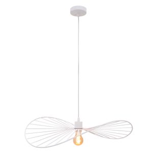 Modern pendler lampe hvid, Jolinda