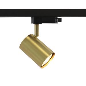 Modern 1-faset lampe på lyseskinne messing, Elena