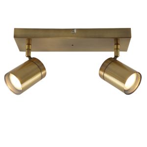 Modern loftlampe badeværelse messing, Ciara, IP44
