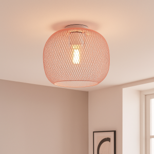 Industri loftlampe lyserød, Emado