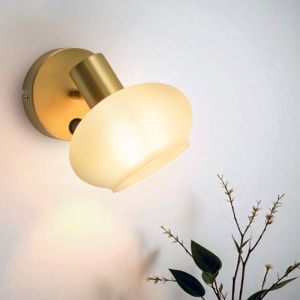 Design vægspot hvid, Skip, med brytare