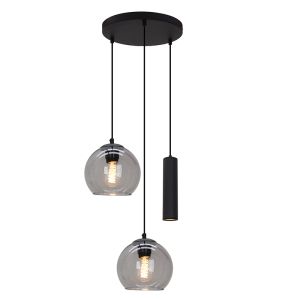 Modern pendler lampe sort, Gianni