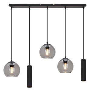 Modern pendler lampe sort, Gianni