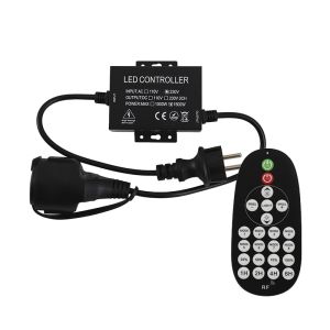 Lyskæde-dimmer, 1500W, IP44, med fjernbetjening