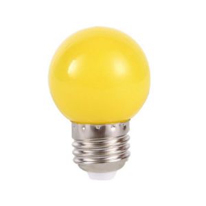 Gul LED-lampe - 1 Watt