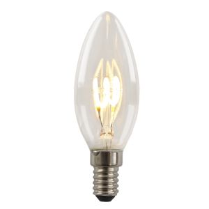 Dimmbare Olucia E14 LED kertepære Tuelo, 2W, 2700K