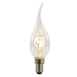 Dimmbare Olucia E14 LED kertepære Tuelo, 2W, 2700K