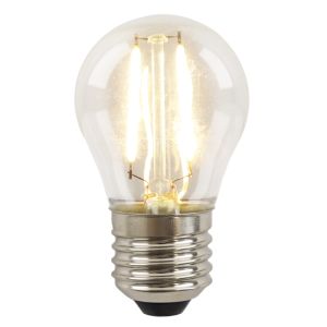 Dimmbare Olucia E27 filament pære Melchis, P45, 2W, 2700K