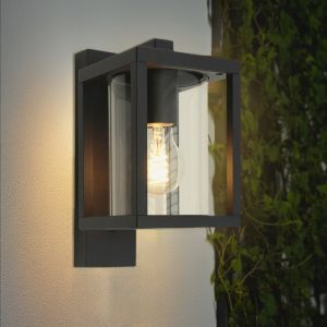 Modern udendørslampe sort, Amalie, IP54