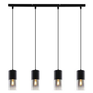 Modern pendler lampe sort, Huy
