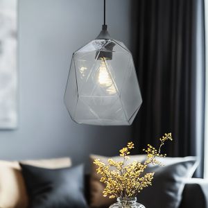 Retro pendler lampe gennemsigtig, Jian