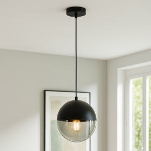 Design pendler lampe grå, Nalini