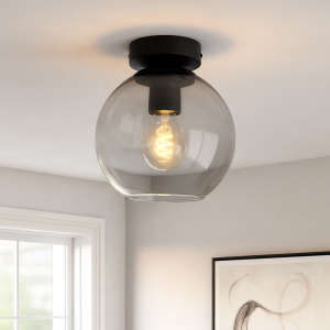 Design loftlampe grå, Giada