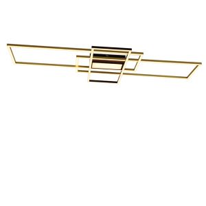 Modern loftlampe messing, Alessandro