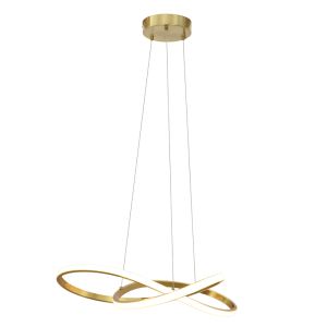 Design pendler lampe messing, Tanya