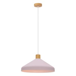 Rustik pendler lampe lyserød, Freddie