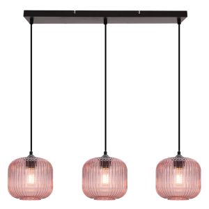 Design pendler lampe lyserød, Charlois