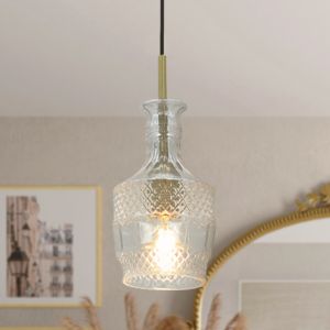 Design pendler lampe gennemsigtig, Danny