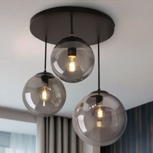 Design loftlampe sort, Dolf