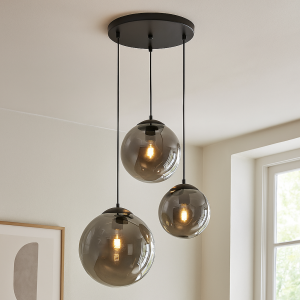 Design pendler lampe sort, Dolf