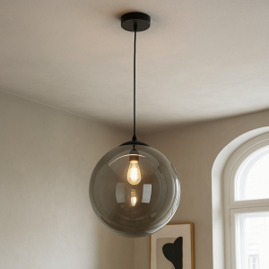 Design pendler lampe sort, Dolf