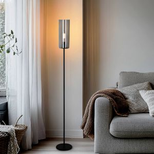 Modern gulv lampe grå, Gaya, med brytare