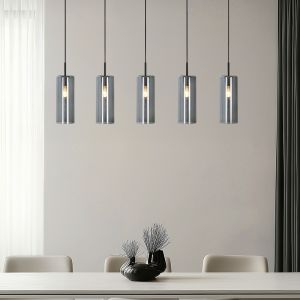 Modern pendler lampe grå, Gaya