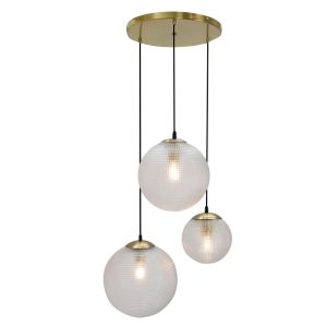 Design pendler lampe gennemsigtig, Dolf