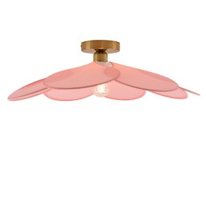 Rustik loftlampe lyserød, Nena