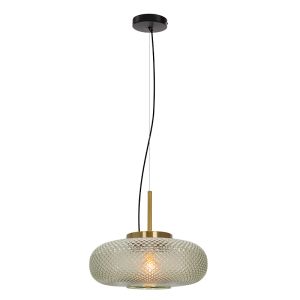 Retro pendler lampe grøn, Johnson