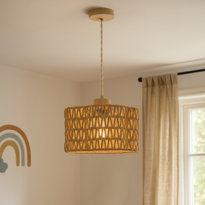 Papir pendler lampe brun, Mickey