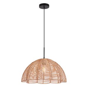 Rattan pendler lampe brun, Heather