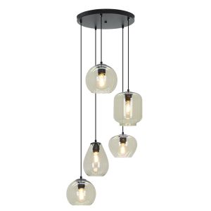 Modern pendler lampe grøn, Caia