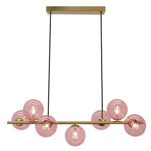 Design pendler lampe lyserød, Remo