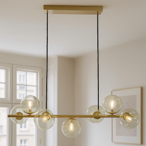 Design pendler lampe grøn, Remo