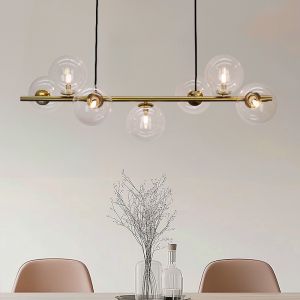 Design pendler lampe gennemsigtig, Remo