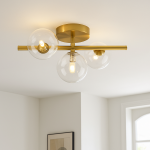Design loftlampe gennemsigtig, Remo