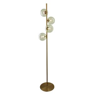 Design gulv lampe grøn, Remo, med brytare