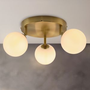 Modern loftlampe badeværelse hvid, Amer, IP44